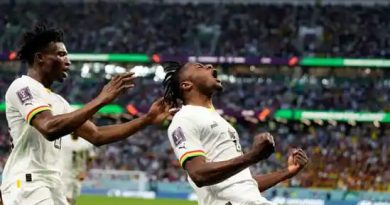 Ghana secured a 3-2 victory over South Korea