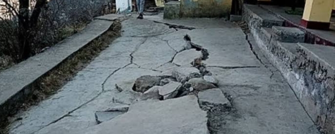 Not only Joshimath, other regions of Uttarakhand are also witnessing cracks